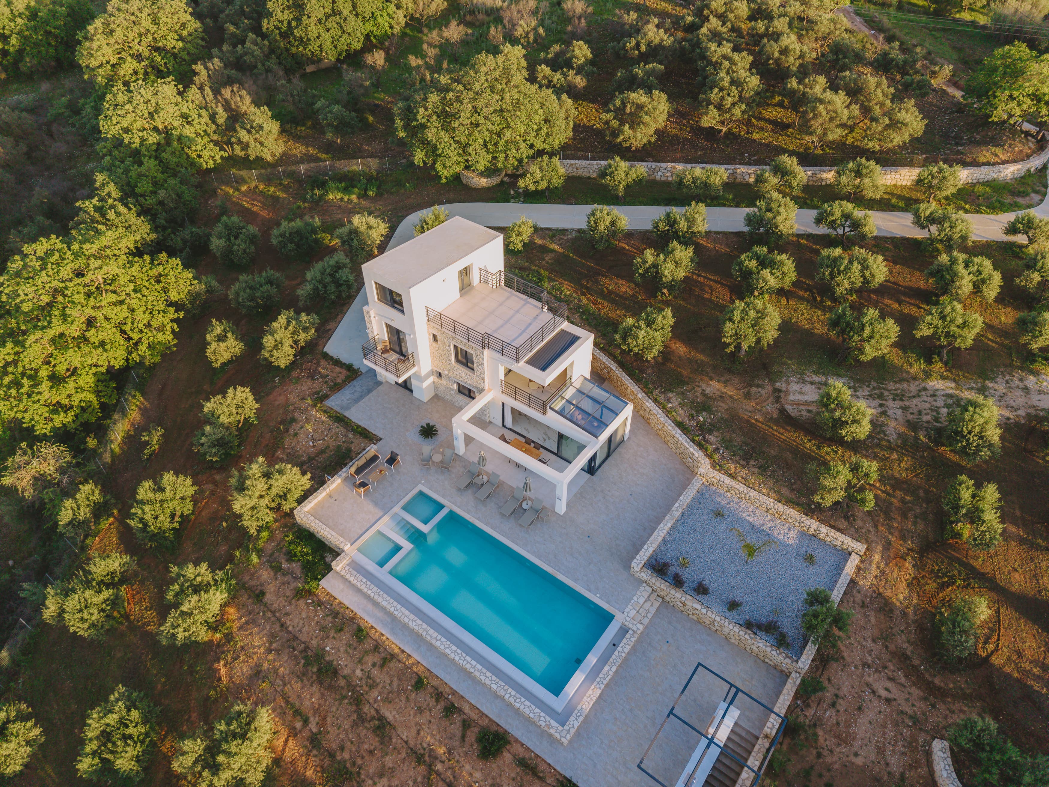 Villa in landscape
